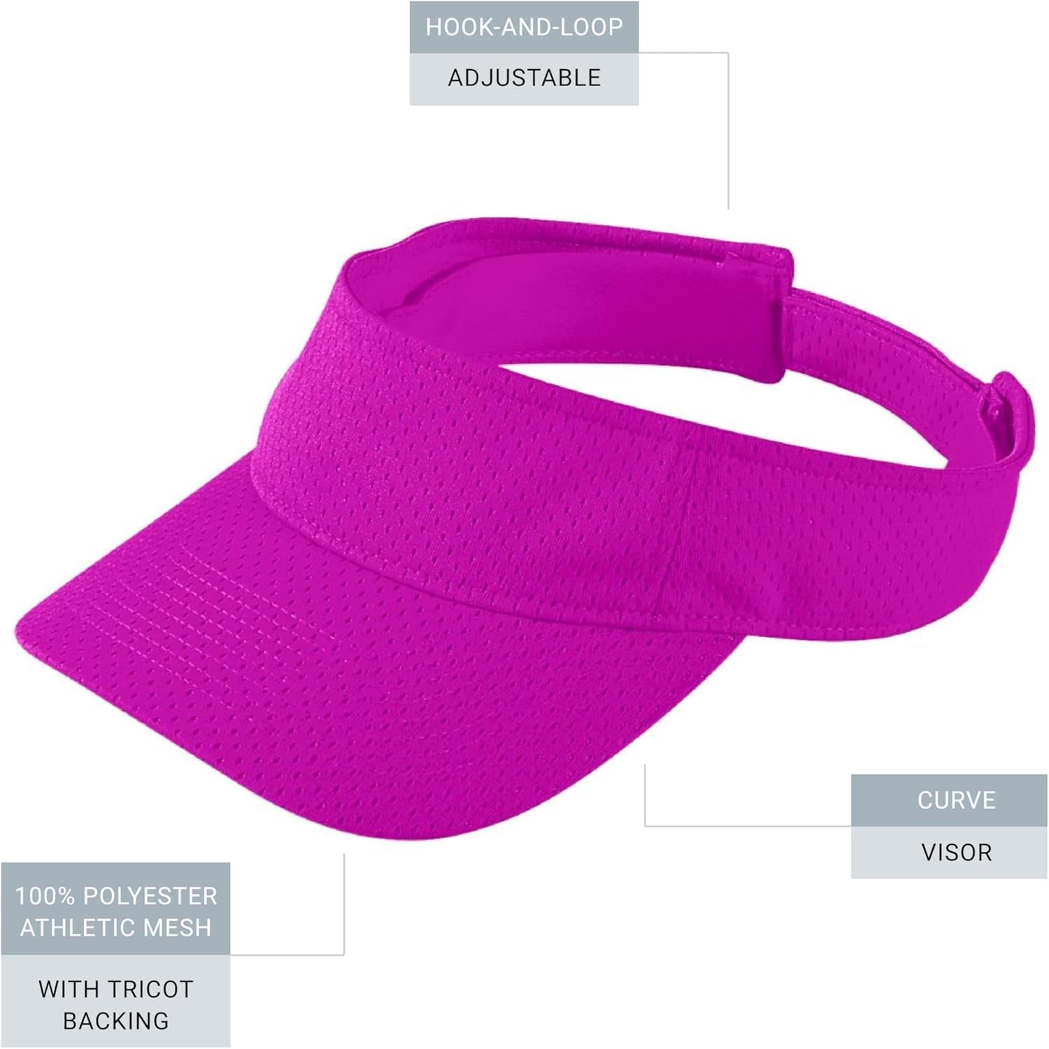 Women'S Athletic Mesh Visor - Stylish Sun Hat for Golf, Running, and Outdoor Activities